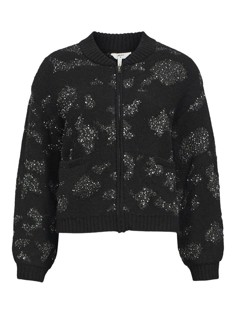 Object Object | Vest Alora zwart glitter