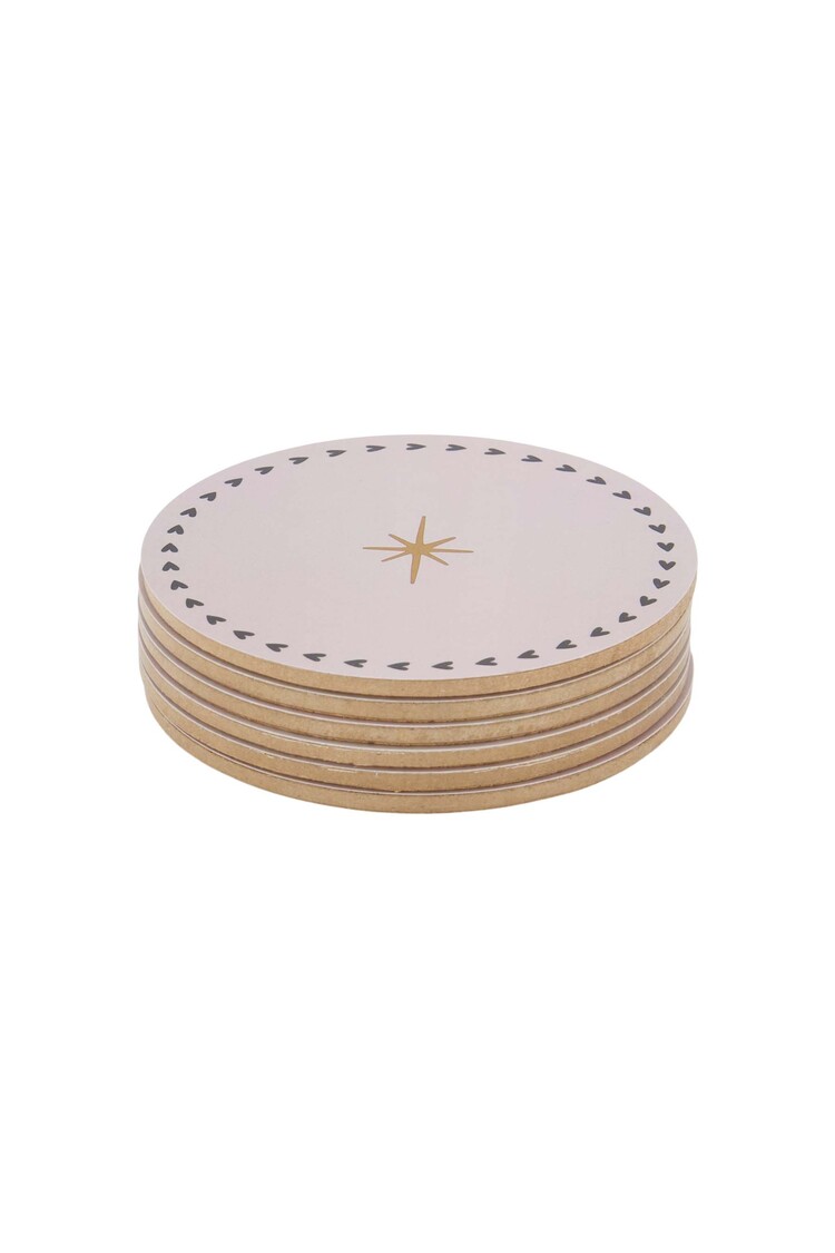 Zusss Zusss | Onderzetters rond zand set van 6