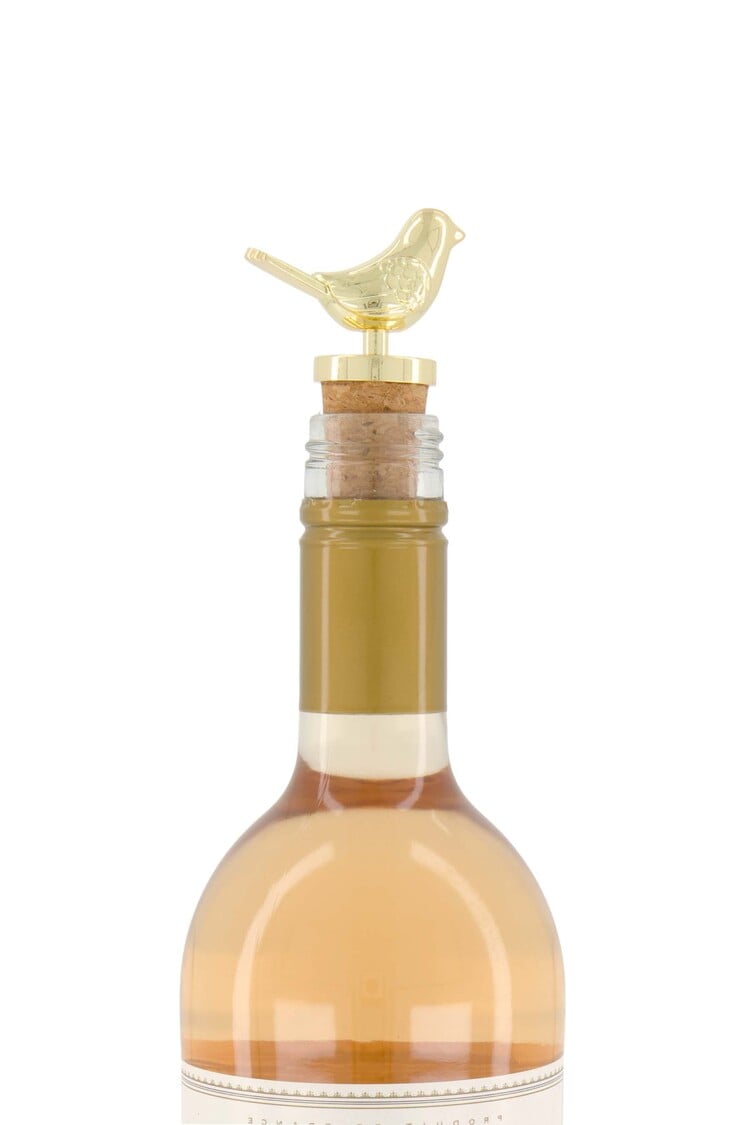 Zusss Zusss | Wijnstopper vogel goud