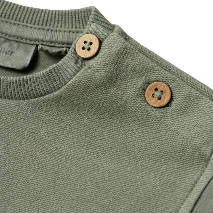 Lil Atelier Lil Atelier | Sweater Omads seagreen