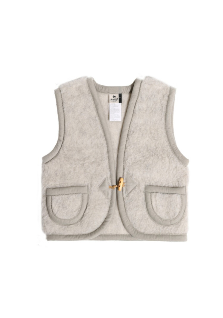 Alwero Alwero | Bodywarmer Alpen Junior Lichtgrijs 80-86