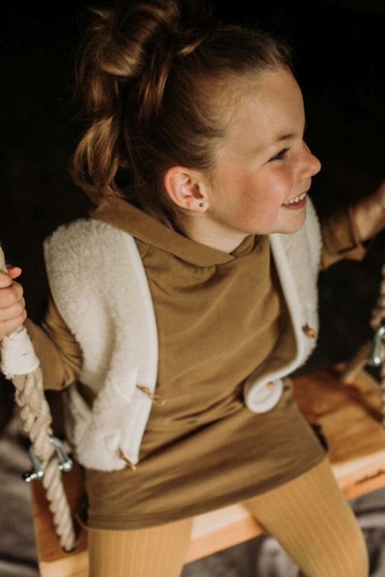 Alwero Alwero | Bodywarmer Alpen Junior Naturel 116-122