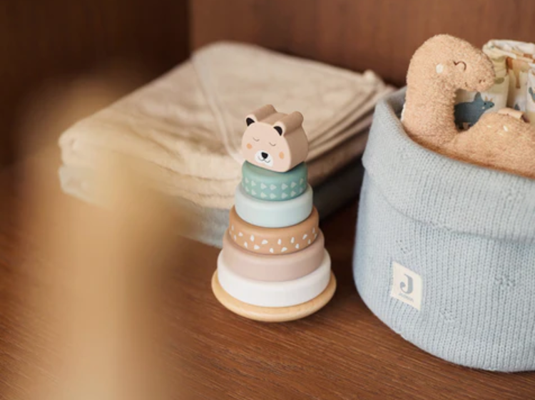 Jollein Jollein | Houten tuimelstapelaar jungle jambo