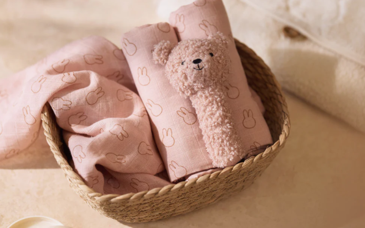 Jollein Jollein | Rammelaar teddy bear wild rose