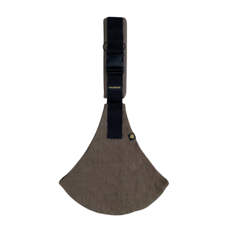 Wildride Wildride | Kinder draagzak brown linnen