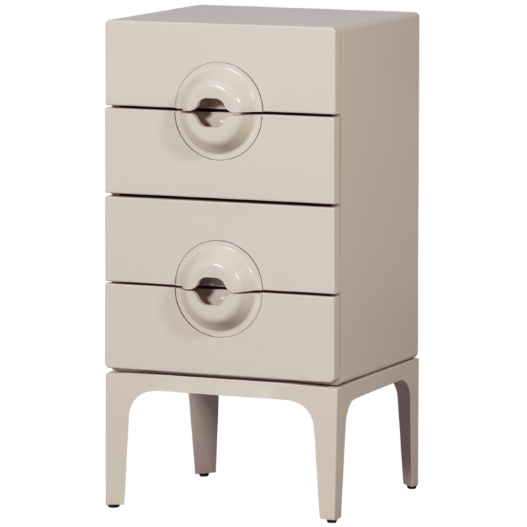 WOOOD. Woood | Merge ladekast 4 lades hout greige