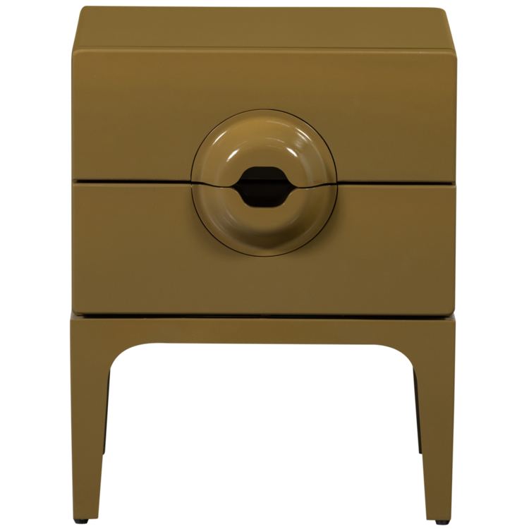 WOOOD. Woood | Merge nachtkastje met 2 lades hout honing