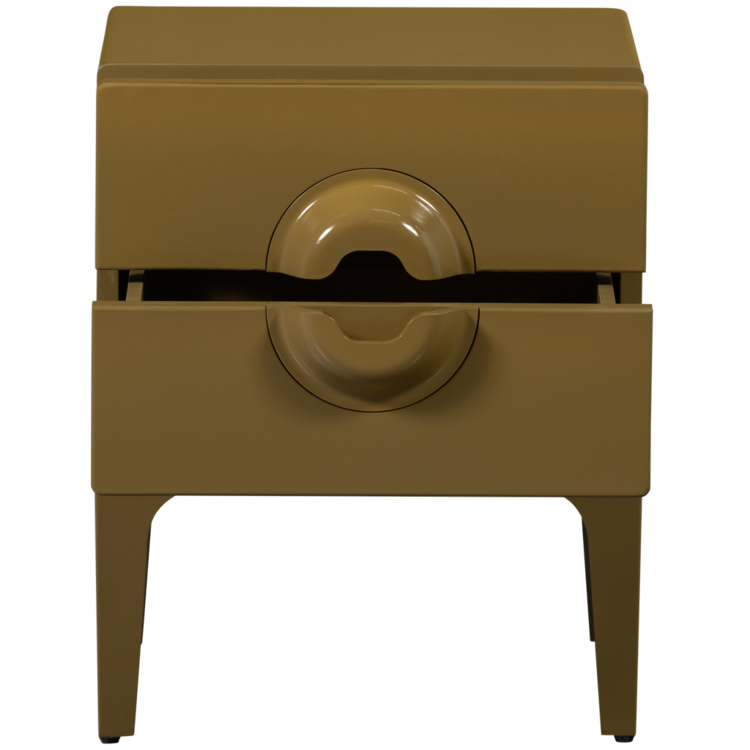 WOOOD. Woood | Merge nachtkastje met 2 lades hout honing