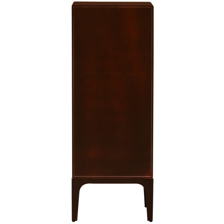 WOOOD. Woood | Merge ladekast 6 lades hout bruin/rood