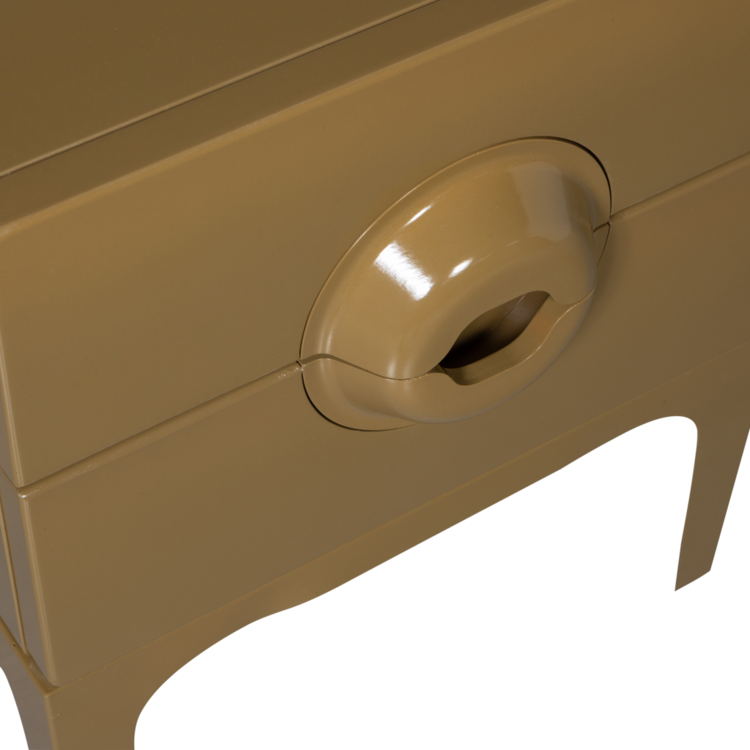 WOOOD. Woood | Merge nachtkastje met 2 lades hout honing