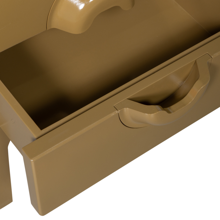 WOOOD. Woood | Merge nachtkastje met 2 lades hout honing