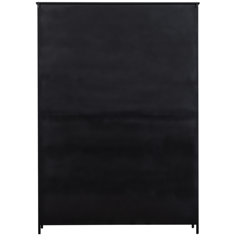 WOOOD. Woood | Exhibit XL 3 deurs vitrinekast metaal zwart