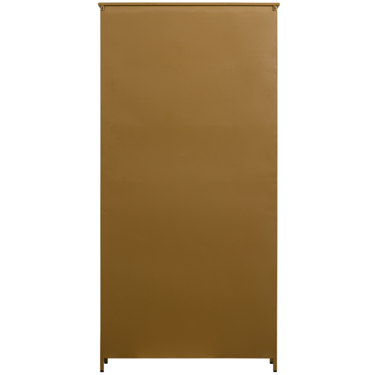 WOOOD. Woood | Exhibit XL 2 deurs vitrinekast metaal honging geel