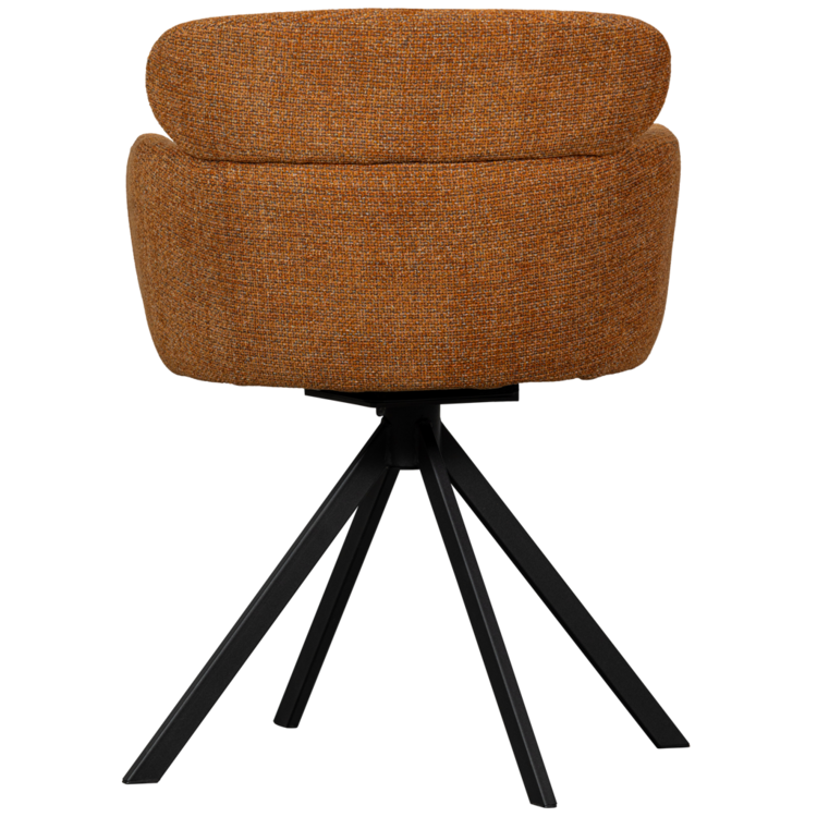 WOOOD Woood | Eetkamerstoel Fenne ginger draaibaar