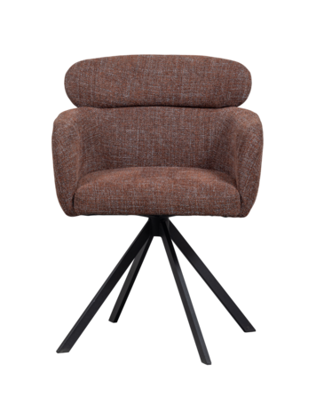 WOOOD Woood | Eetkamerstoel Fenne chestnut draaibaar