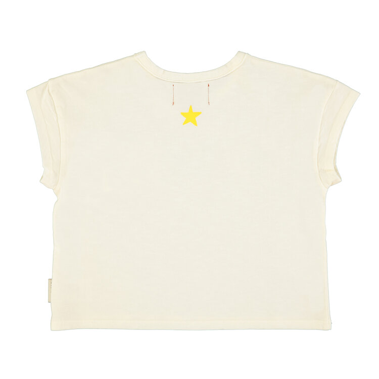 Piupiuchick Piupiuchick | T'shirt ecru multicolor camp