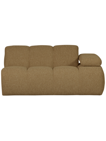 WOOOD. Woood | 1,5-zits Mojo met arm rechts boucle geel/bruin