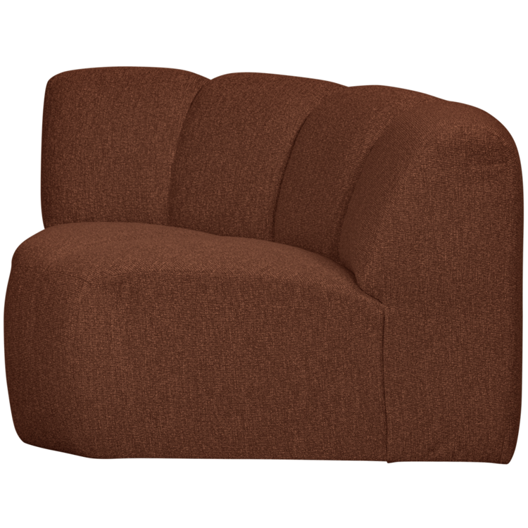 WOOOD Woood | Hoekelement Mojo boucle roest bruin