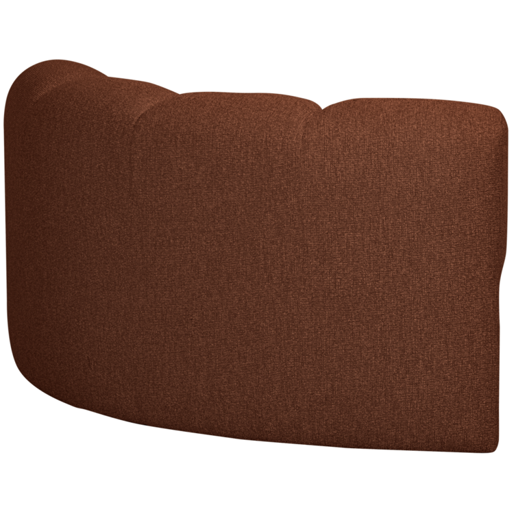 WOOOD Woood | Hoekelement Mojo boucle roest bruin
