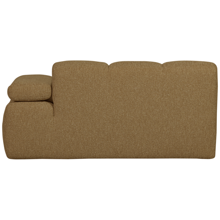 WOOOD. Woood | 1,5-Zits met arm rechts boucle geel bruin