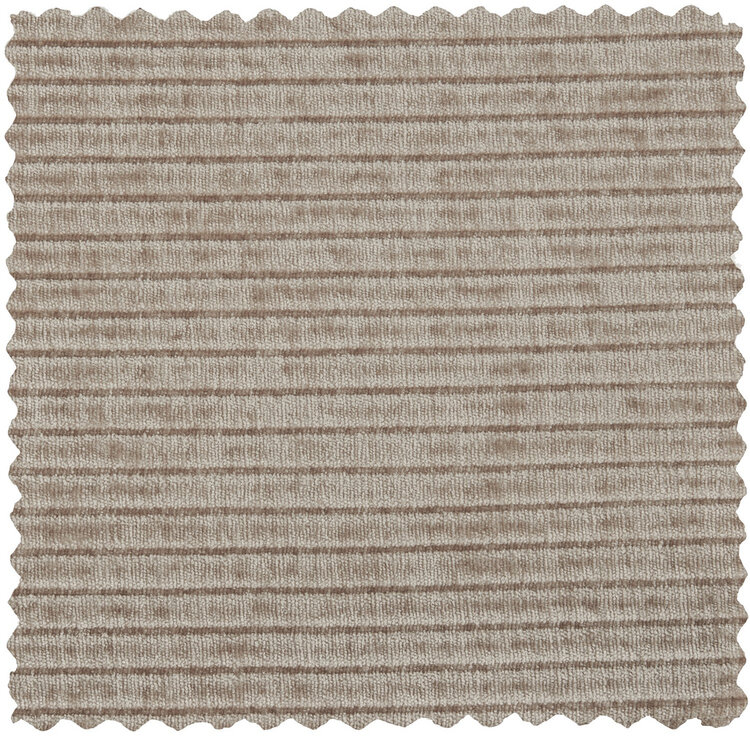 WOOOD. Woood | Bankje Mojo met rugleuning geweven ribstof donker zand 160cm