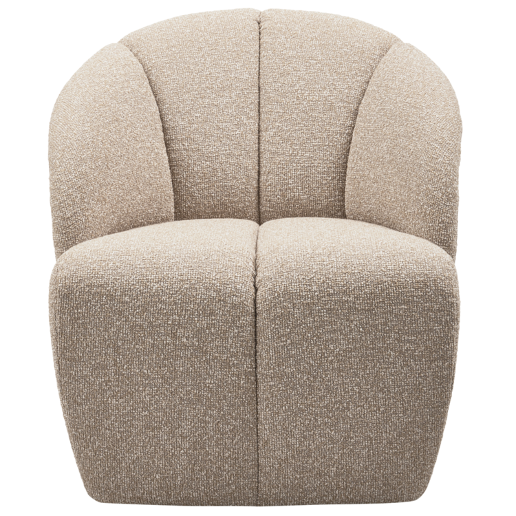 WOOOD Woood | Draaifauteuil Mojo boucle beige