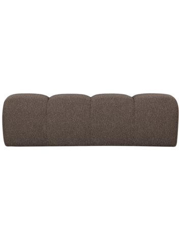 WOOOD Woood | (Eetkamer)bankje Mojo 160cm boucle bruin