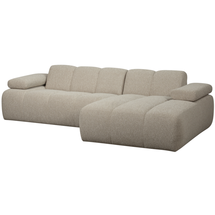 WOOOD Woood | Chaise longue Mojo rechts boucle beige