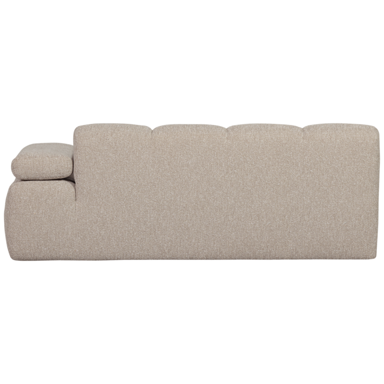 WOOOD Woood | 2-zits Mojo met arm rechts boucle beige