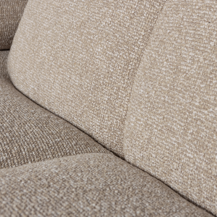 WOOOD Woood | Chaise longue Mojo rechts boucle beige