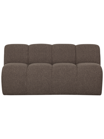 WOOOD Woood | (Eetkamer)bankje Mojo met rugleuning 160cm boucle bruin