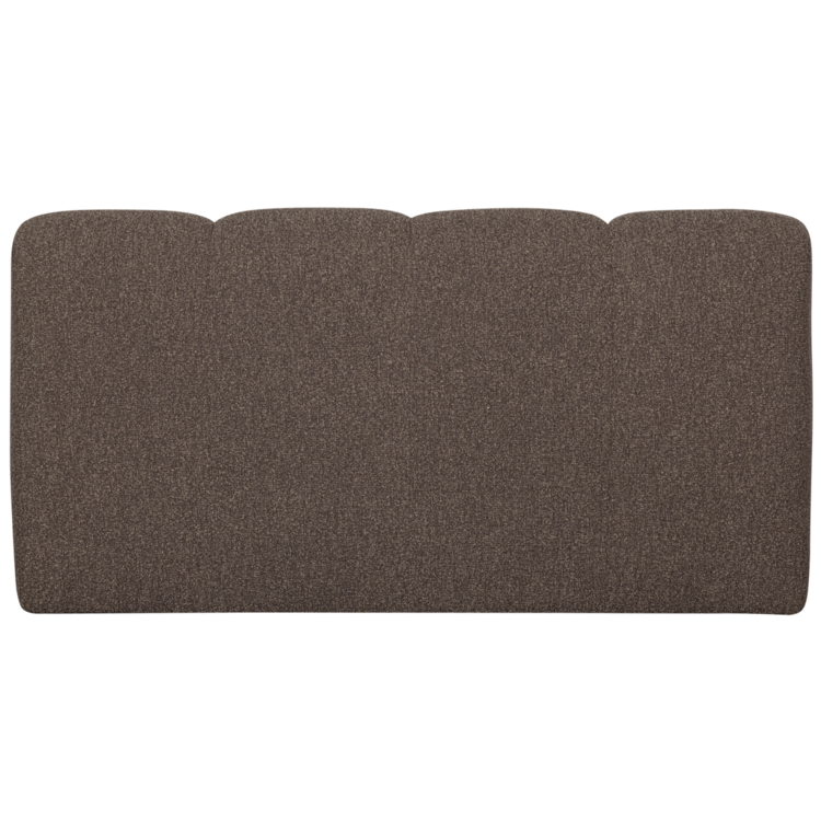 WOOOD Woood | (Eetkamer)bankje Mojo met rugleuning 160cm boucle bruin