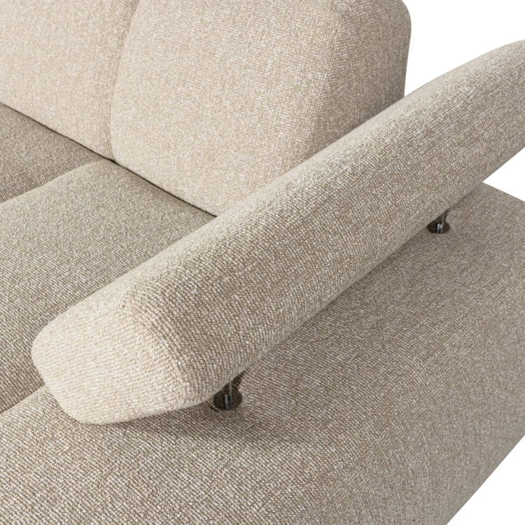 WOOOD Woood | Chaise longue Mojo element rechts boucle beige