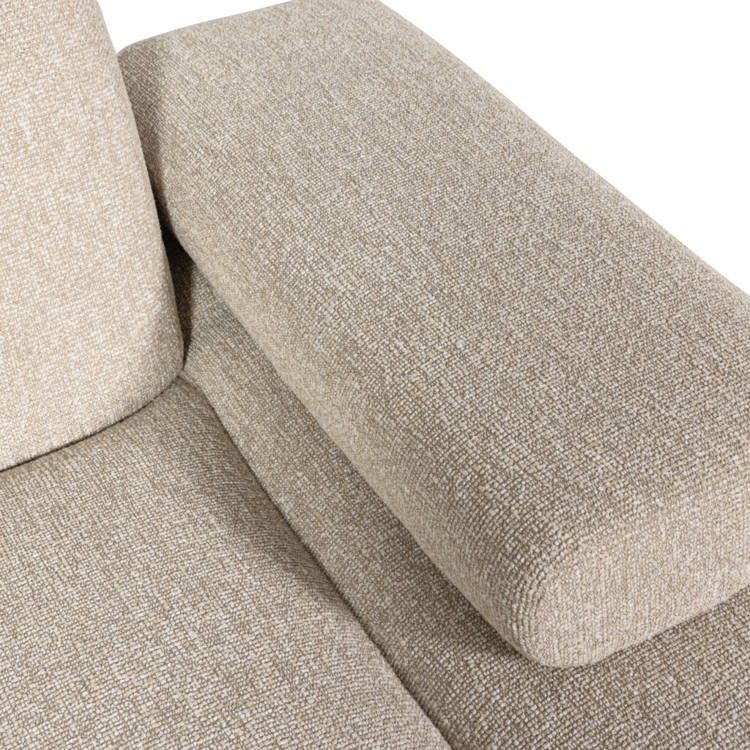 WOOOD Woood | Chaise longue Mojo element rechts boucle beige