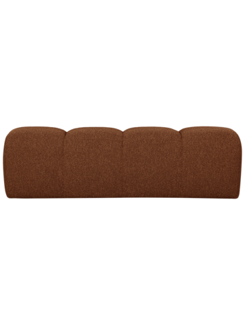 WOOOD Woood | (Eetkamer)bankje Mojo 160cm boucle roestbruin