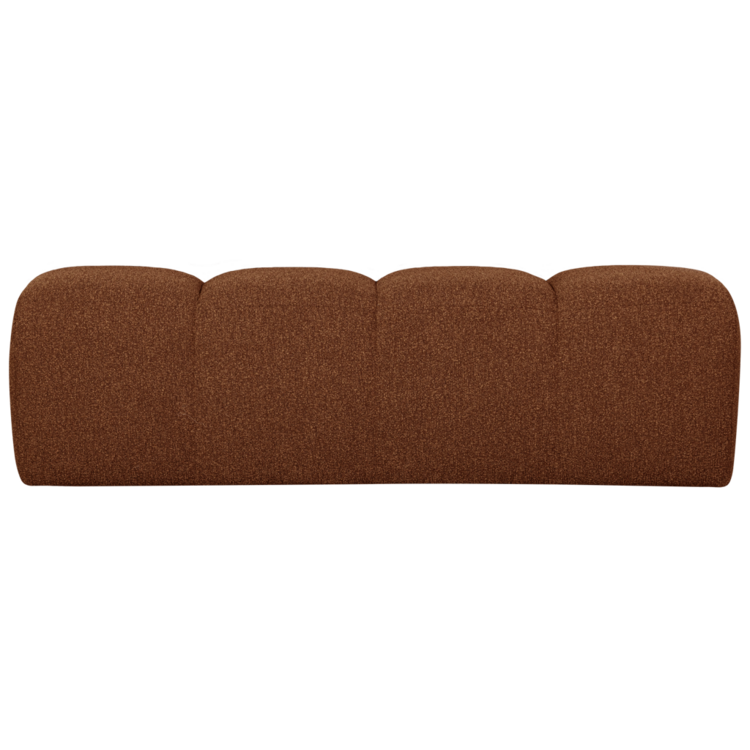 WOOOD Woood | (Eetkamer)bankje Mojo 160cm boucle roestbruin
