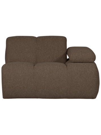 WOOOD Woood | 1-Zits Mojo met arm rechts boucle bruin