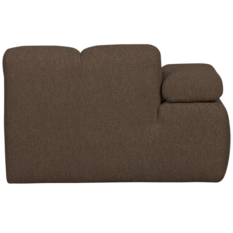 WOOOD Woood | Chaise longue Mojo element links boucle bruin