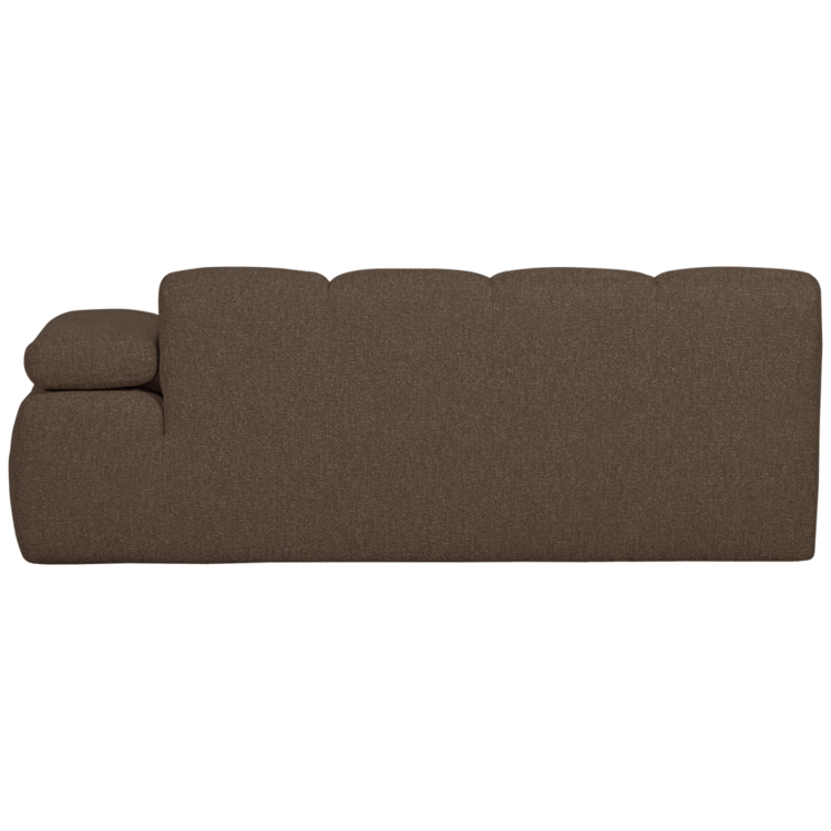 WOOOD Woood | 2-Zits Mojo met arm rechts boucle bruin