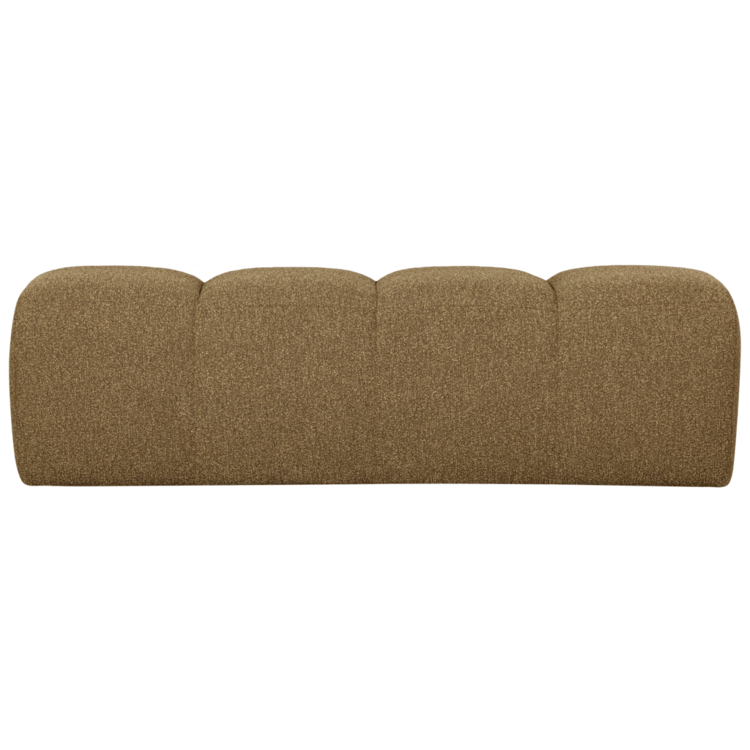 WOOOD Woood | (Eetkamer)bankje Mojo 160cm boucle geel/bruin