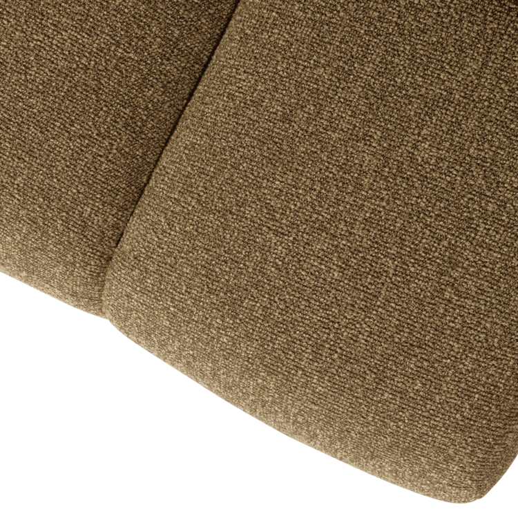 WOOOD Woood | (Eetkamer)bankje Mojo 160cm boucle geel/bruin