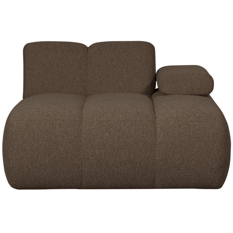 WOOOD Woood | Mojo chaise longue element rechts boucle bruin