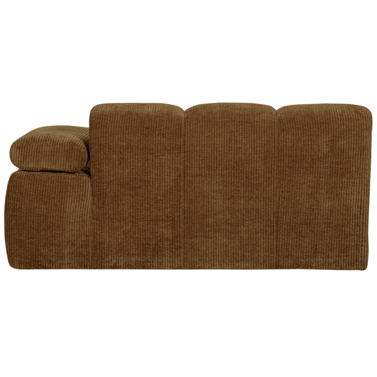 WOOOD Woood | Mojo 1,5-zits met arm rechts ribstof honinggeel