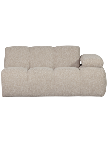 WOOOD Woood | 1,5-zits Mojo met arm rechts boucle beige