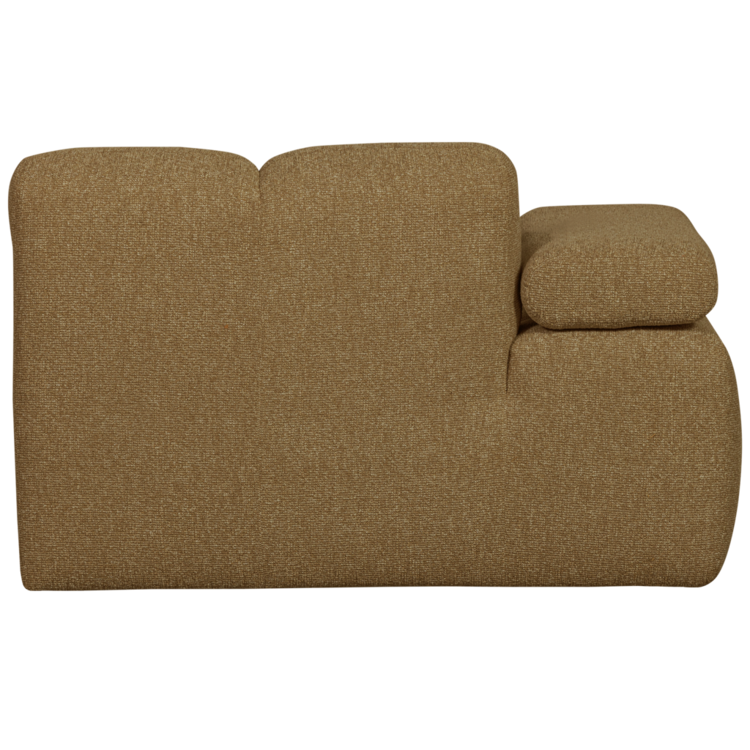 WOOOD Woood | Mojo chaise longue element links boucle geel/bruin