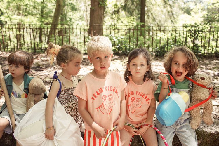 Piupiuchick Piupiuchick | T'shirt pink tiger print