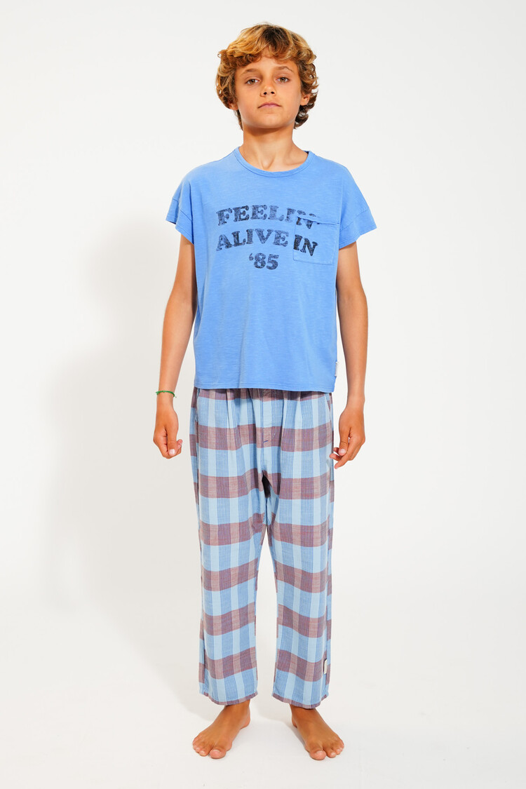 Piupiuchick Piupiuchick | T'shirt blue feelin alive