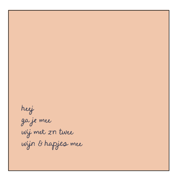 Zusss Zusss | Servetten hey ga je mee