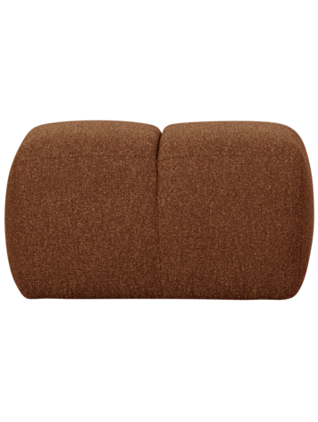 WOOOD Woood | Poef Mojo 80 cm boucle roestbruin
