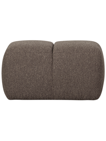 WOOOD Woood | Poef Mojo 80 cm boucle bruin melange